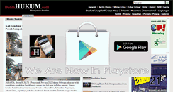 Desktop Screenshot of beritahukum.com