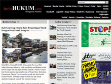 Tablet Screenshot of beritahukum.com